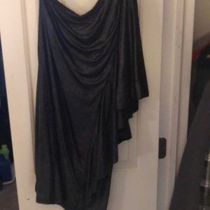 Allen B. By Allen Schwartz Silver metallic Dress